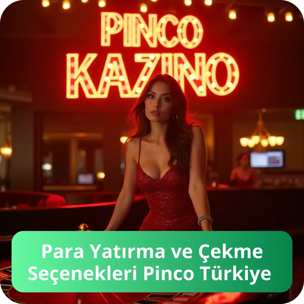 Para Yatırma ve Çekme Seçenekleri Pinco Türkiye